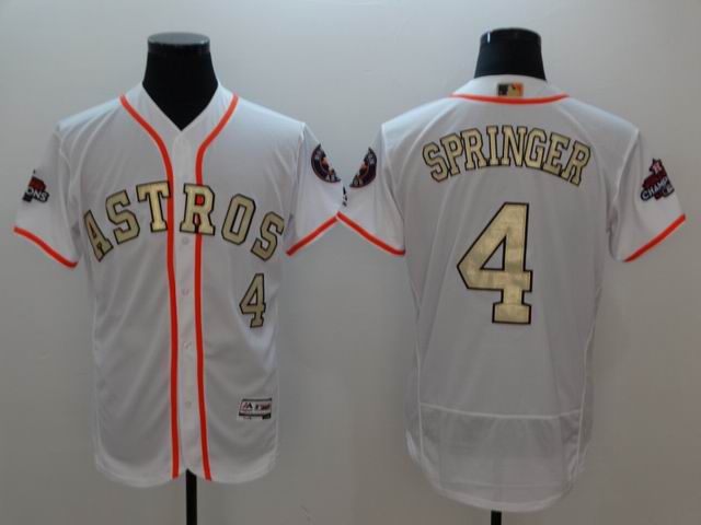 2017 world championship Houston Astros gold jerseys-033